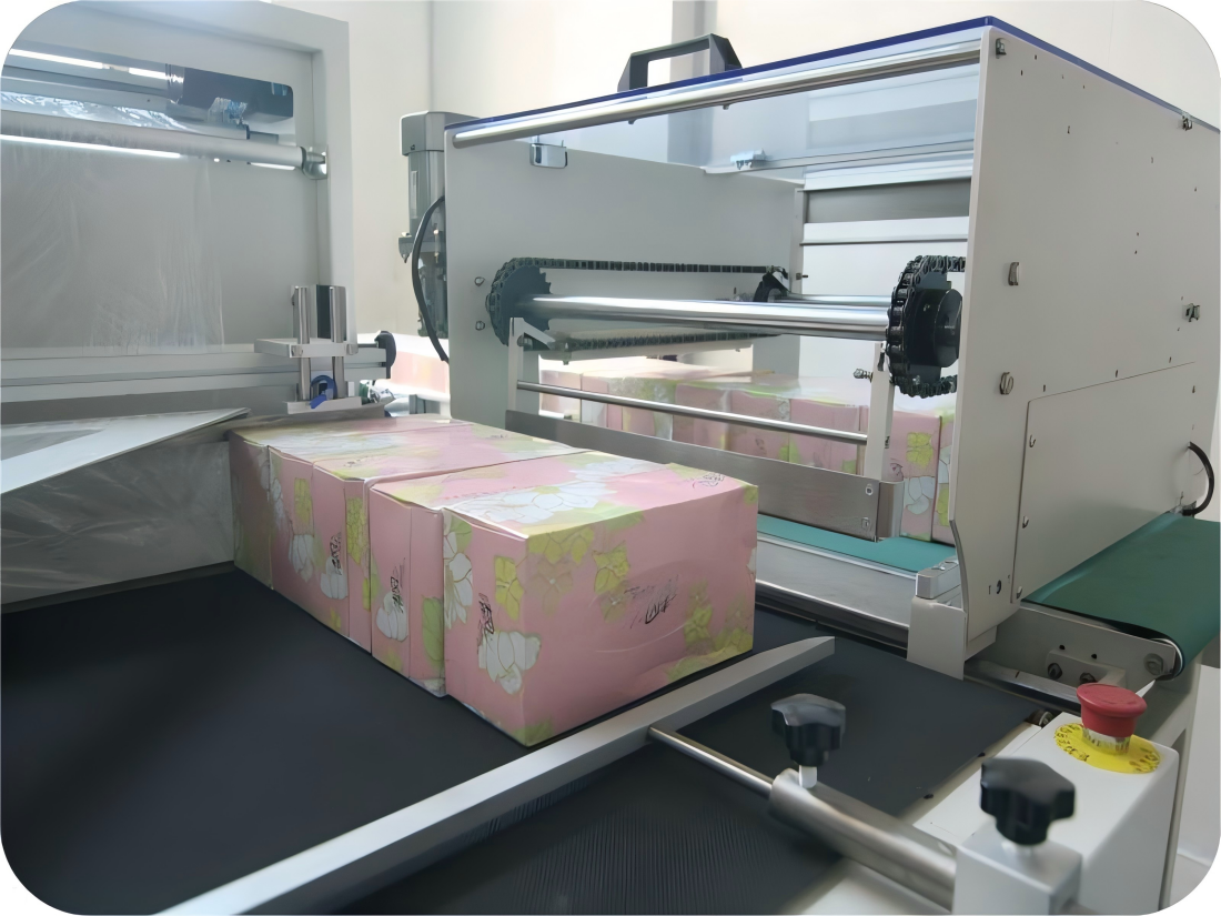 Máquina de embalagem termo retrátil de alta velocidade L726 totalmente automática com túnel de envoltório retrátil para embalagem de garrafas