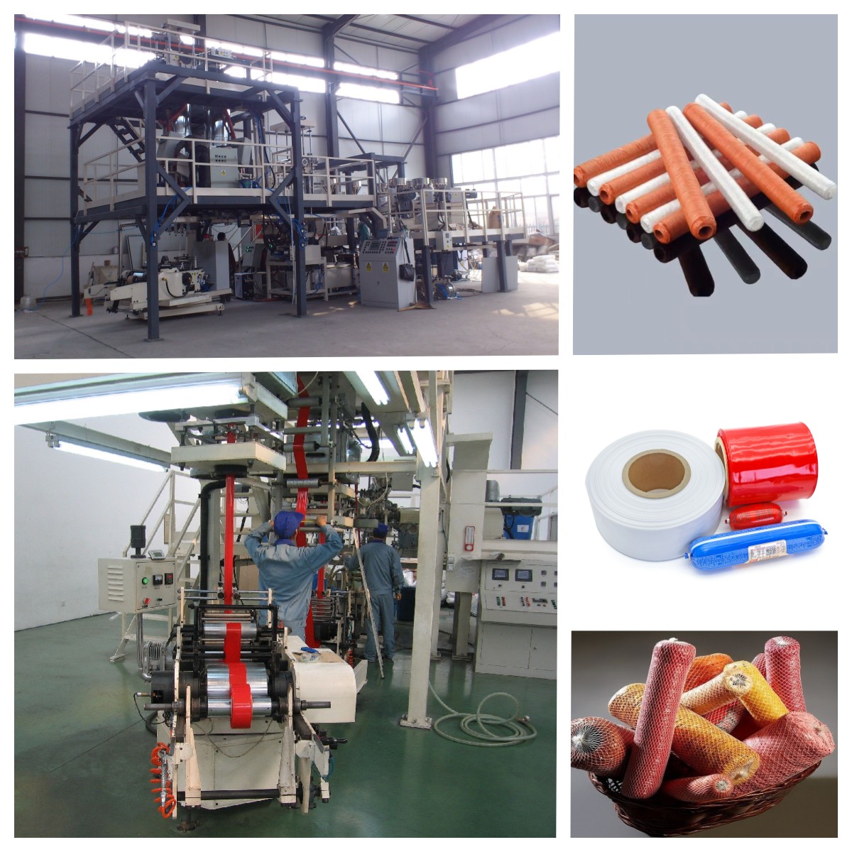 Linha de extrusão de revestimento de salsicha de plástico coextrudado multicamadas personalizável de 3-5 camadas