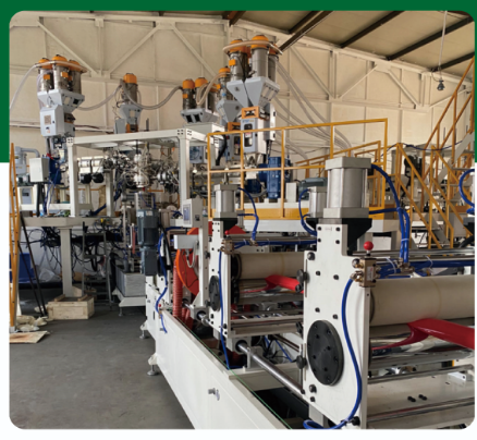 Linha de extrusão de revestimento de salsicha de plástico coextrudado multicamadas personalizável de 3-5 camadas