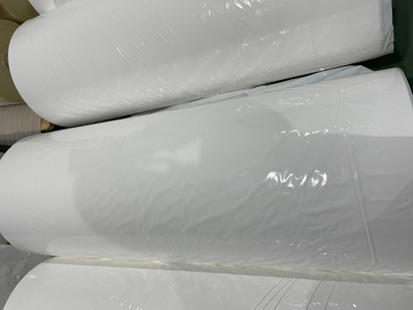 Alta qualidade Cross Branco Ligado Polyolefin POF Filme de encolhimento de calor para materiais impermeáveis ​​de produto embalagem
