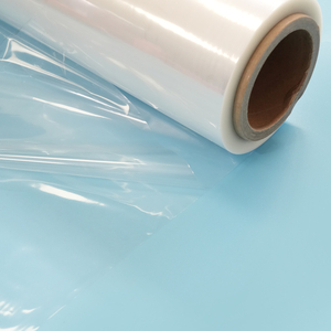Filme de embalagem termorretrátil de poliolefina reticulada de grau alimentício impresso personalizado, filme retrátil POF transparente flexível com forte encolhimento para embalagens externas de alimentos, bebidas e produtos em geral